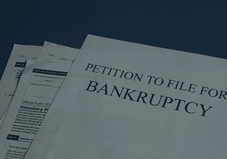 petition to file for bankruptcy papers