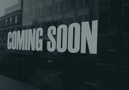 Coming soon sign in window