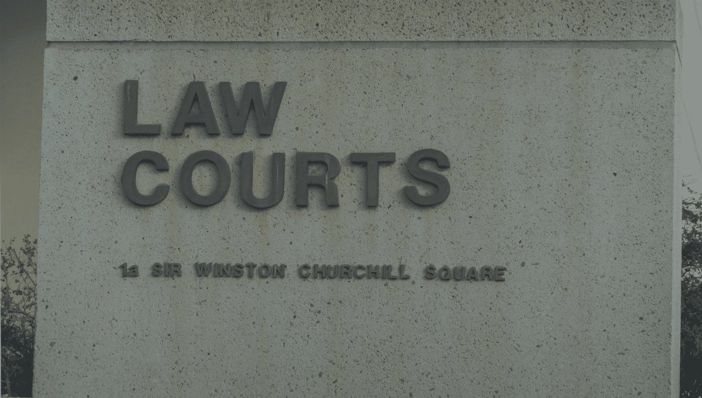 law courts sign